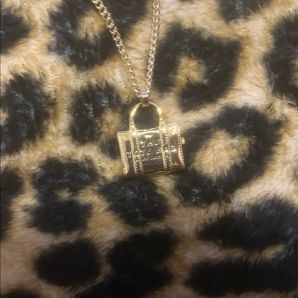 Marc Jacobs Gold Padlock Necklace